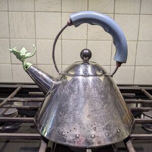 Alessi 9093 Tea Rex Stainless Steel Kettle - Michael Graves design